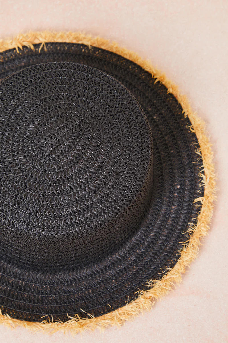 Contrast Trim Summer Hat - Image 3