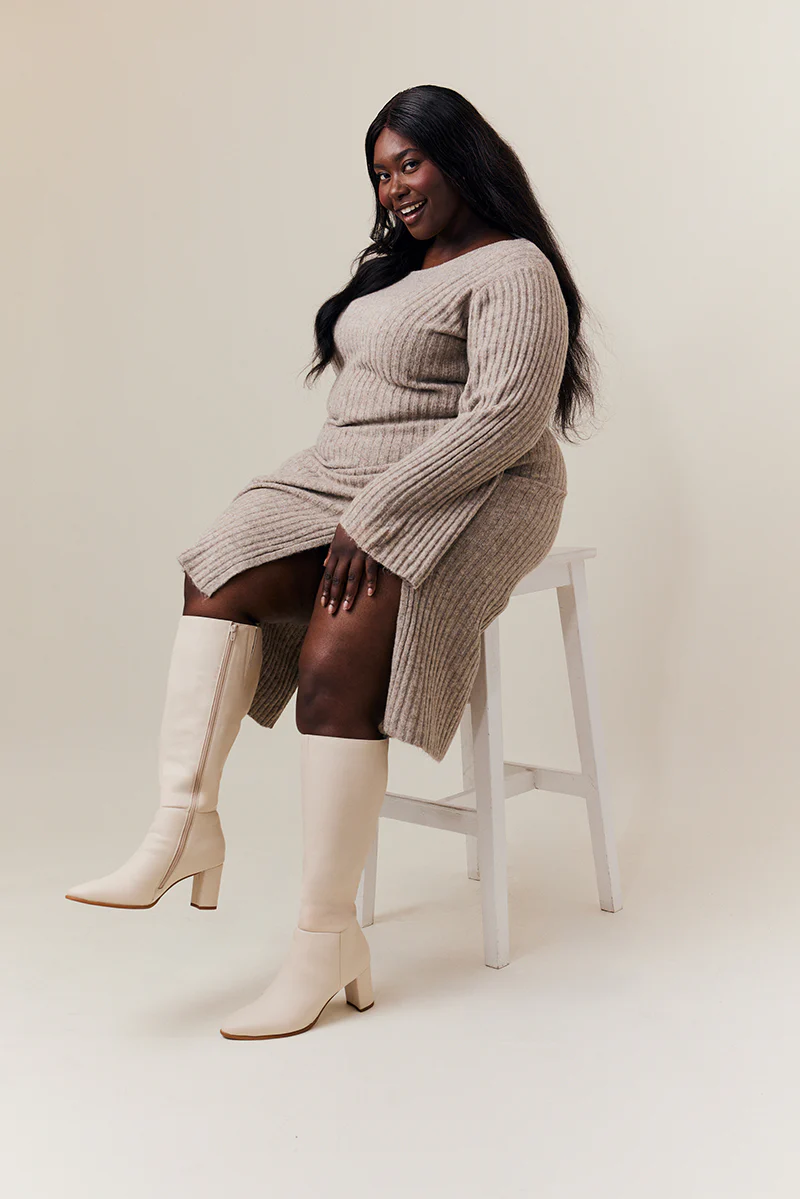 Kylie Heeled High Leg Boot - Image 6