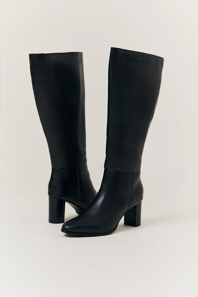 Kylie Heeled High Leg Boot - Image 3