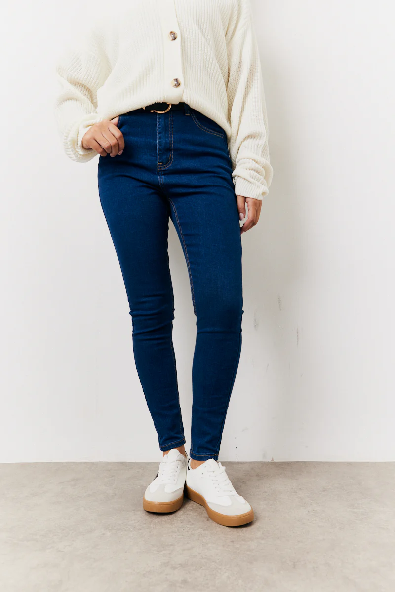 Indigo Adjustable Skinny Jeans - Image 3
