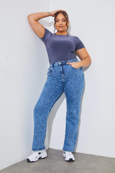 Short Sleeve Double Layer Slinky Bodysuit - Image 5
