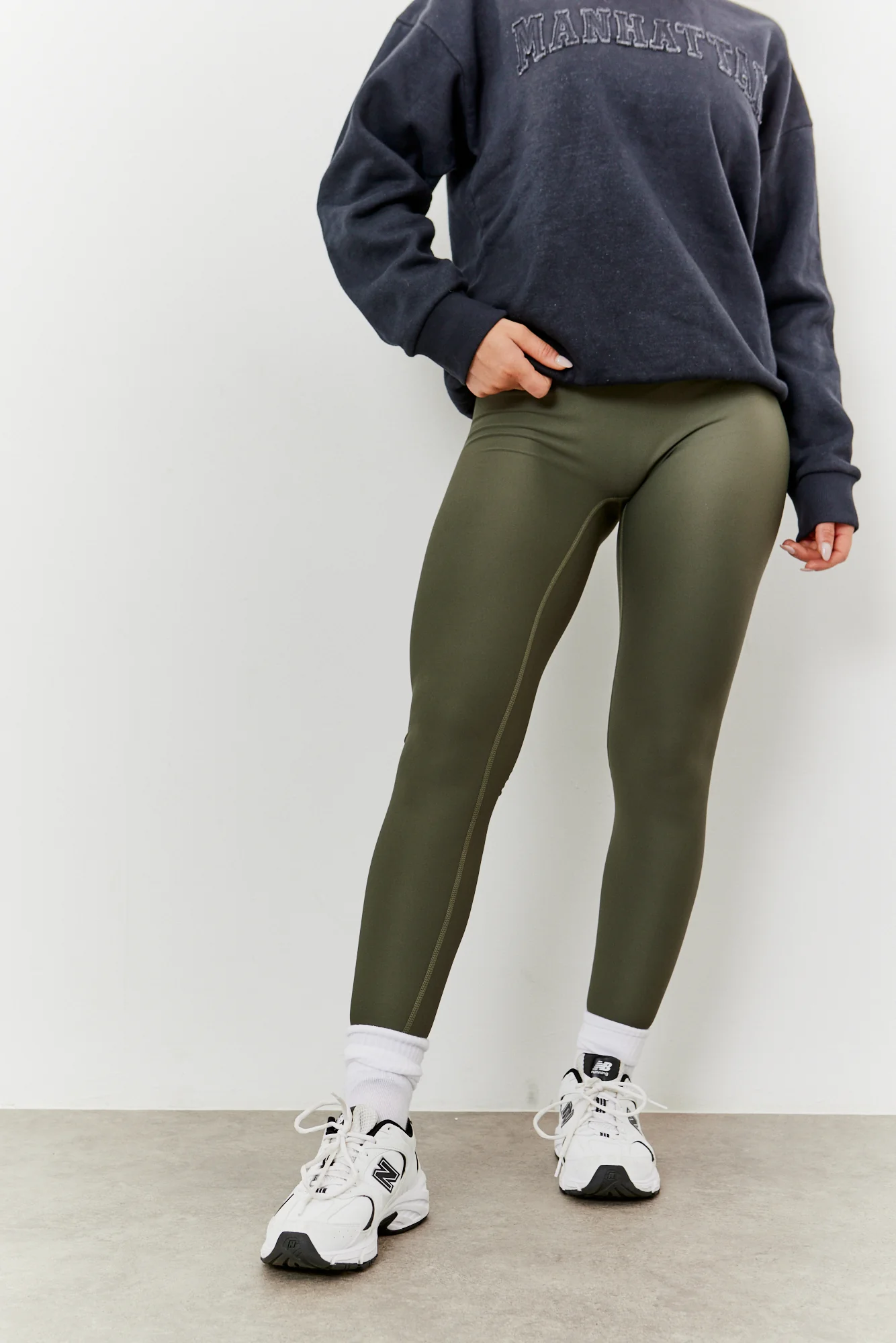 Soft Touch Seam Detail Leggings - Image 3