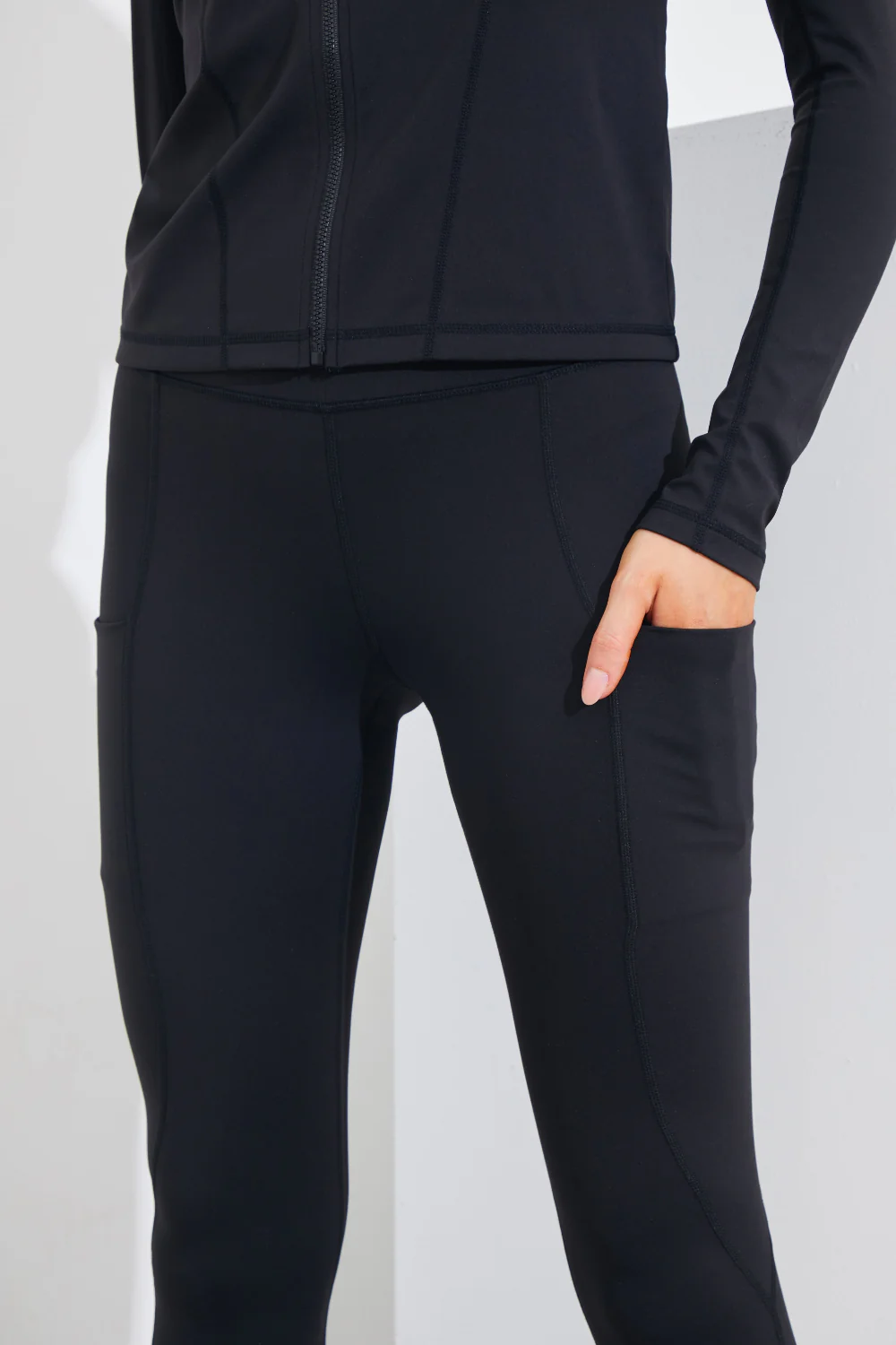 Soft Touch Seam Detail Leggings - Image 7