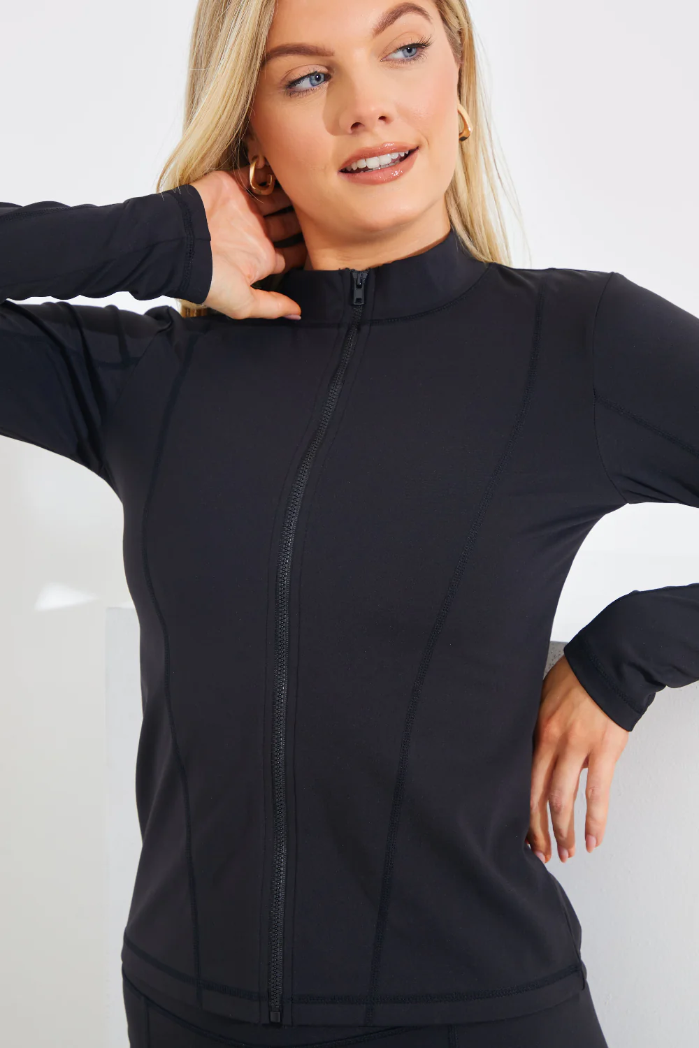 Soft Touch Zip Through Jacket - Image 14