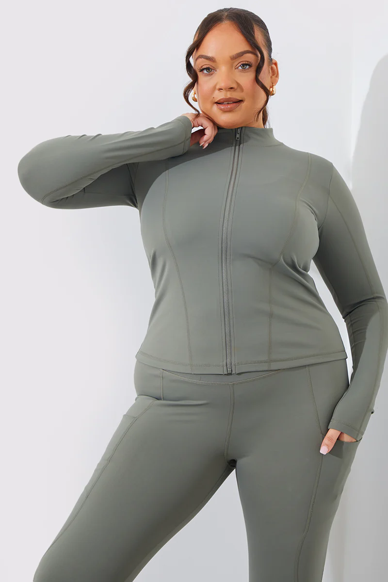 Soft Touch Zip Through Jacket - Image 6