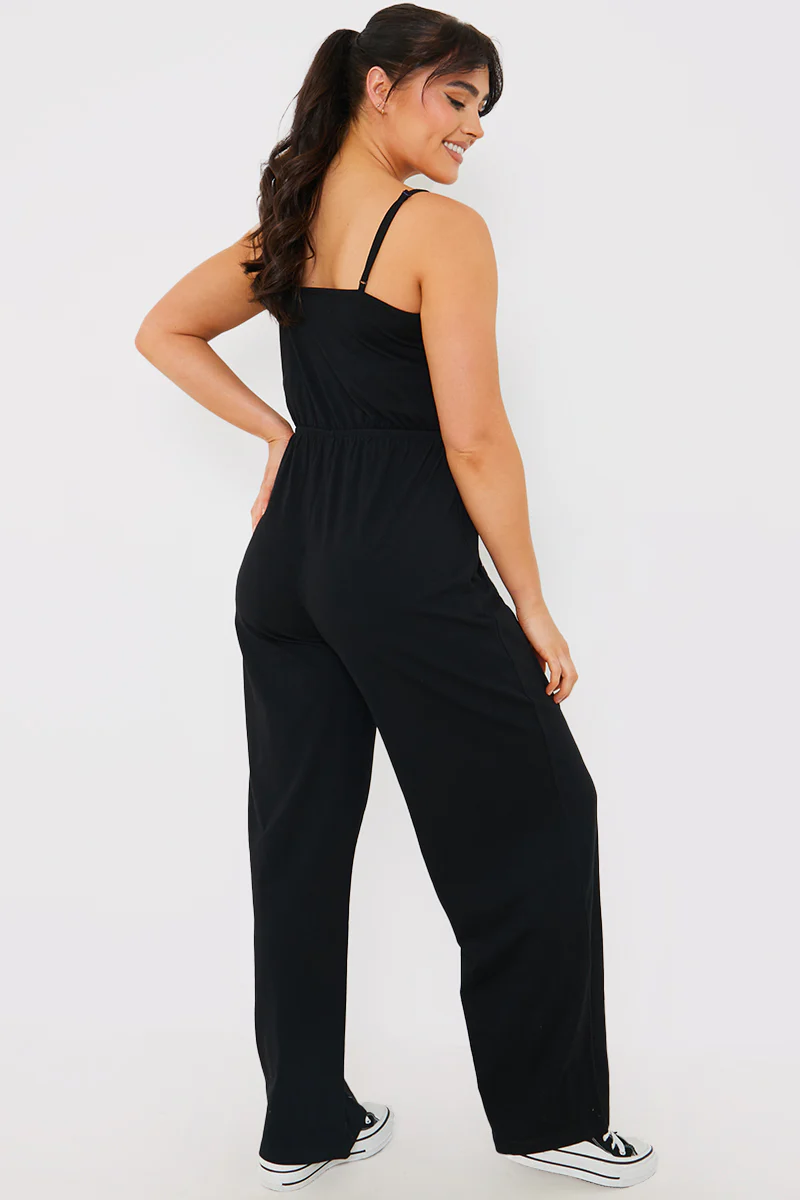 Strappy Wide Leg Jumpsuit - Image 3