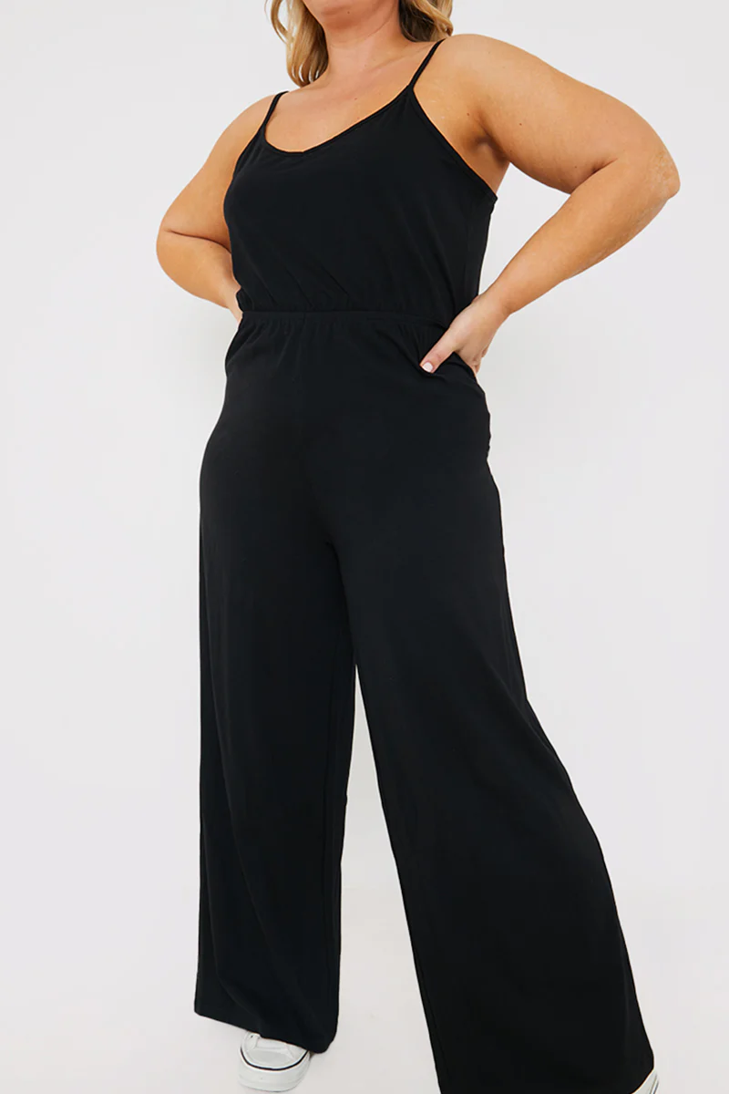 Strappy Wide Leg Jumpsuit - Image 5