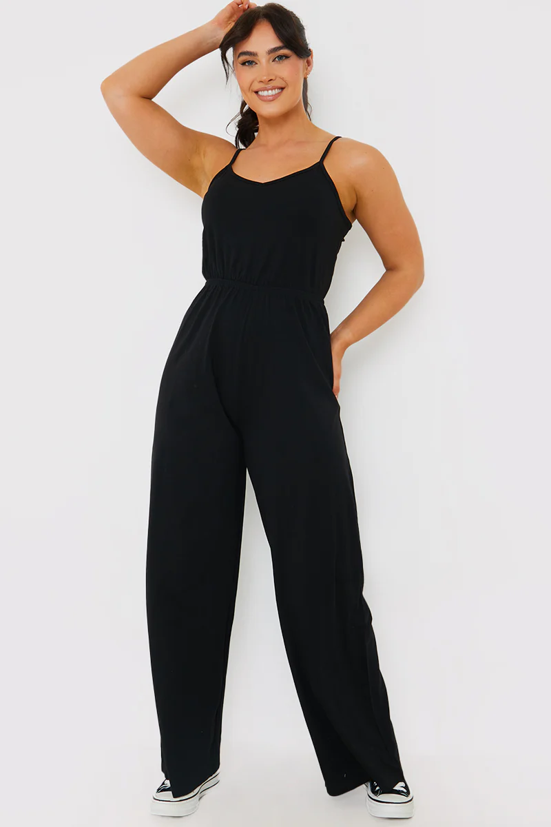 Strappy Wide Leg Jumpsuit - Image 7