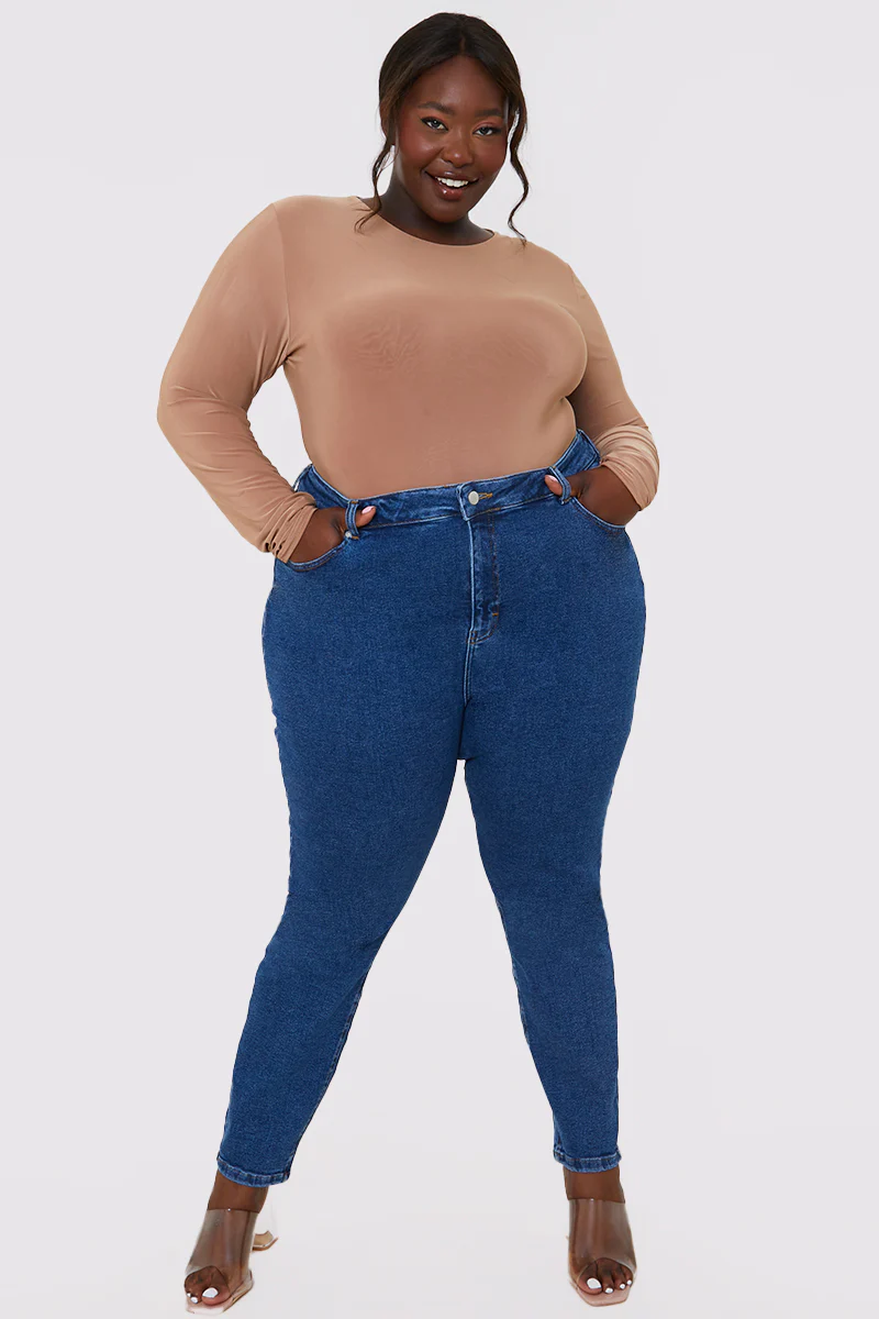 Stretch High Waisted Skinny Jeans - Image 16