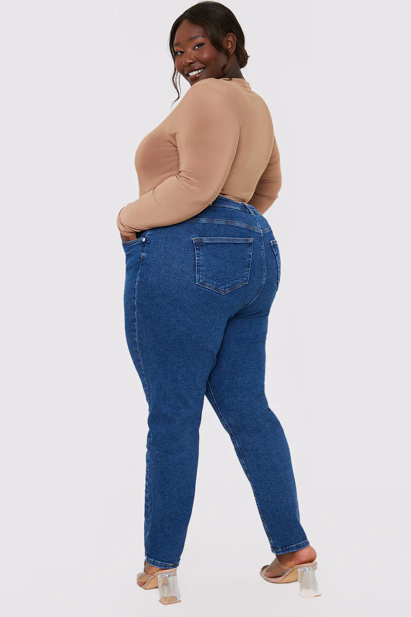 Stretch High Waisted Skinny Jeans - Image 20