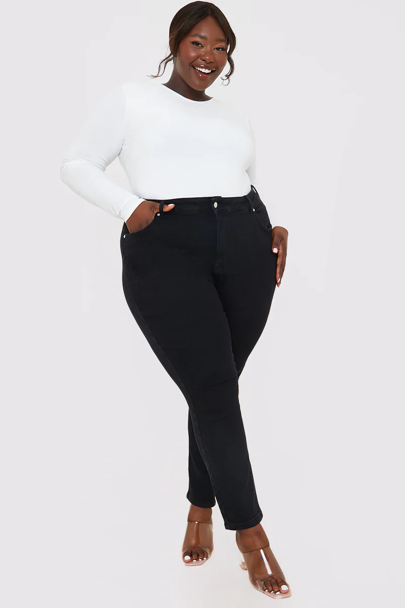 Stretch High Waisted Skinny Jeans - Image 4