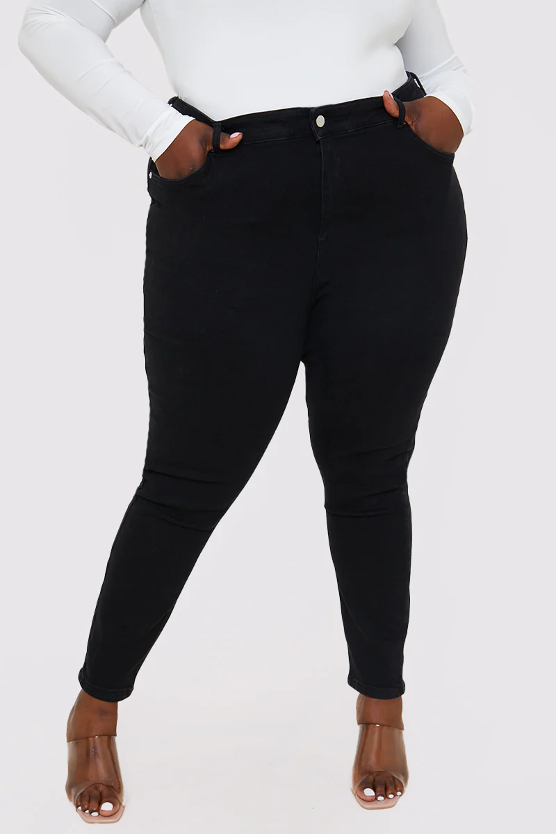 Stretch High Waisted Skinny Jeans - Image 7