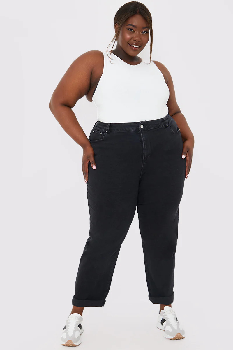 Stretch Mom Jeans - Image 4