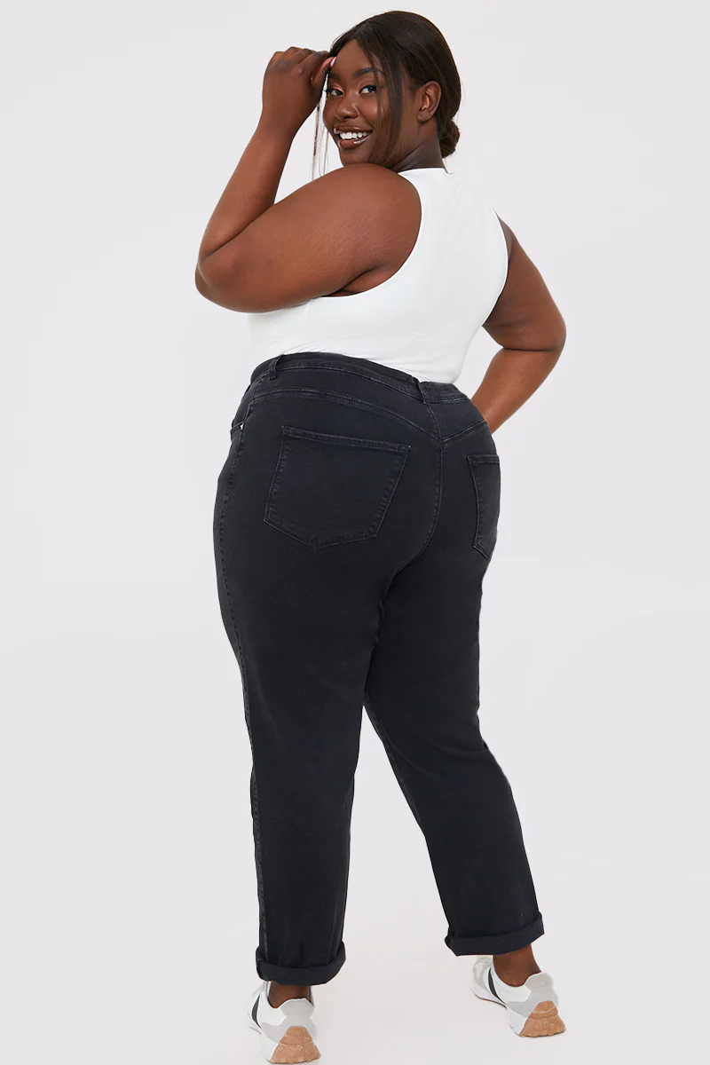 Stretch Mom Jeans - Image 5